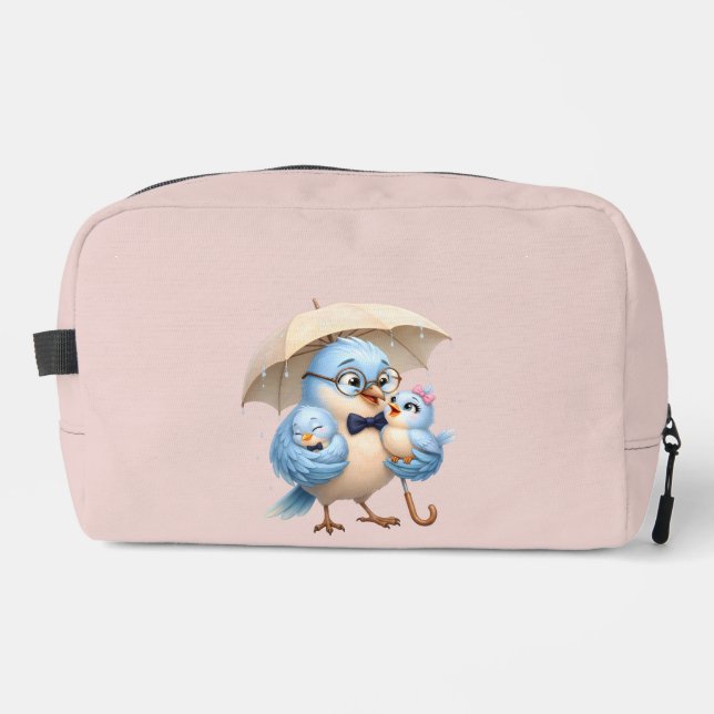 Neceser Estuche de viaje Pájaro Padre (Anverso)