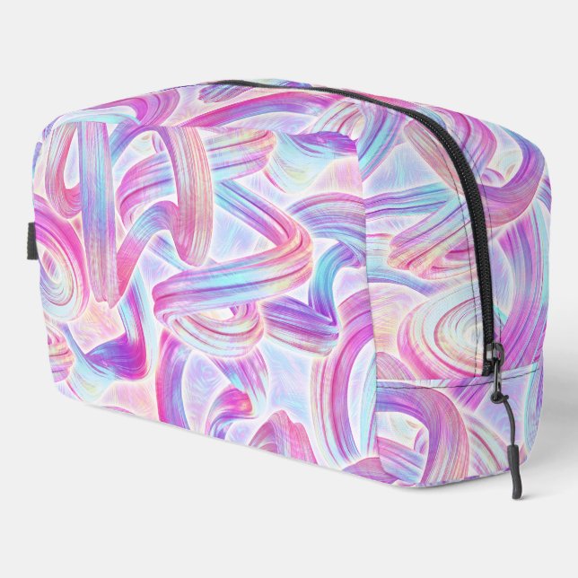 Neceser eurobeat holorave - rosa y azul : mordaza (Esquina derecha)