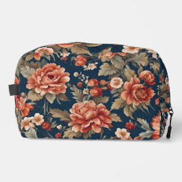 Neceser Exquisitos Rosas, hojas y flores de Naranja retro