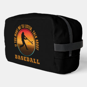 Neceser Famoso jugador de silueta vintage de béisbol