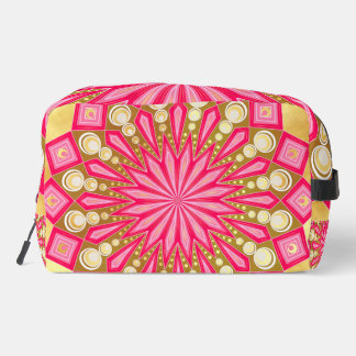 Neceser Fantasia de Mandala en Oro Rosa