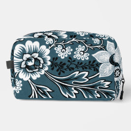 Neceser Fantastic Flowers (Slate Teal) Print Cut Sew Bag