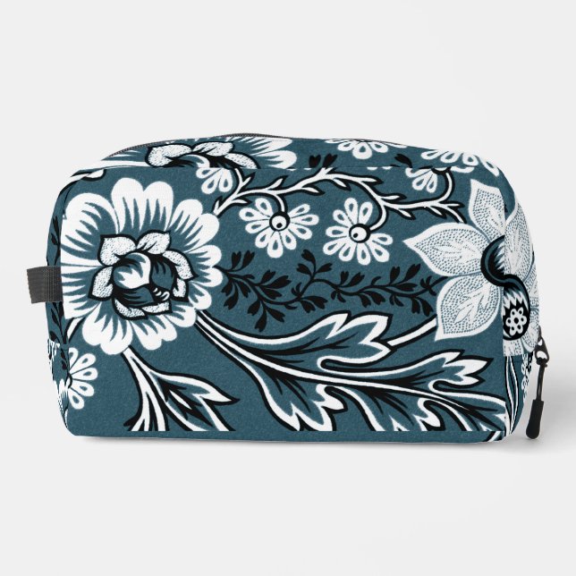 Neceser Fantastic Flowers (Slate Teal) Print Cut Sew Bag (Anverso)