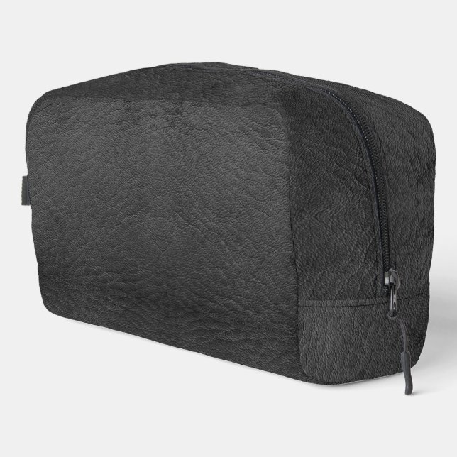 Neceser Faux Black Leather (Esquina derecha)