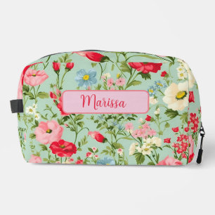 Neceser Flor inglesa elegante personalizada de flores silv
