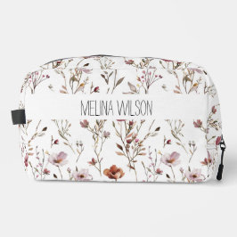 Neceser Flor silvestre acuarela elegante