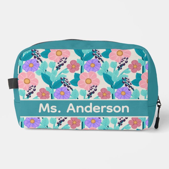 Neceser Floral Personalizado (Anverso)