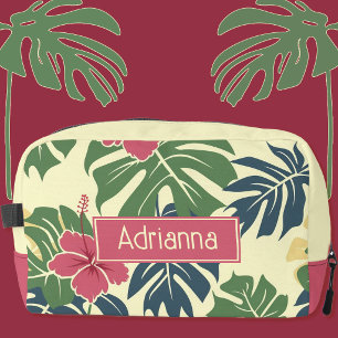 Neceser Floral Tropical Amarillo 