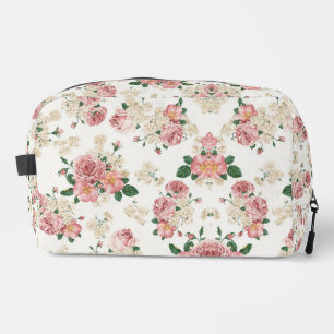 Neceser Floral vintage sobre blanco