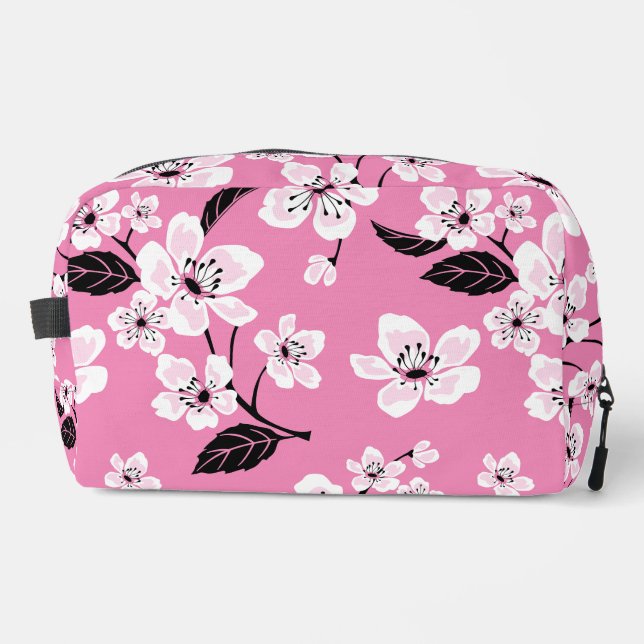 NECESER FLORE DE CEREZO - PATRÓN SAKURA EN ROSA CLARO (Anverso)