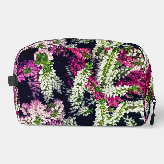 Neceser Flores blancas, rosadas y violetas (Anverso)