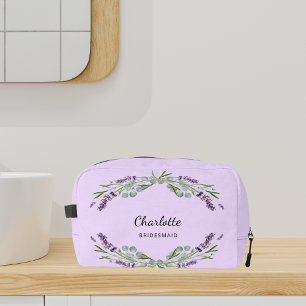 Neceser Flores de lavanda violeta dama de honor