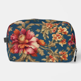 Neceser Flores de Vintage Grande italianas exquisitas