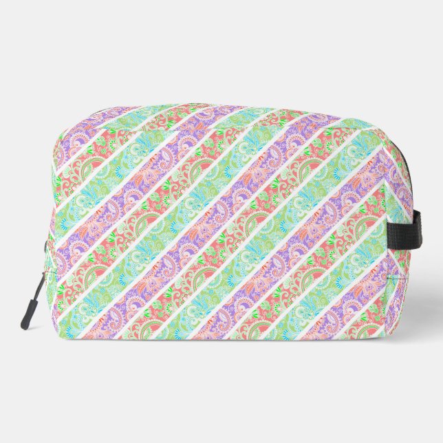 Neceser Flores pastel de colores vivos (Reverso )