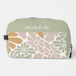 Neceser Flores retro Groovy bohemias