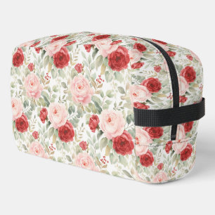 Neceser Flores Rosadas Lindas y Rojas
