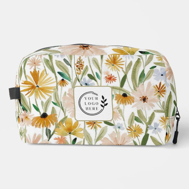 Neceser Flores silvestres rusticas acuarelas añaden logoti (Anverso)