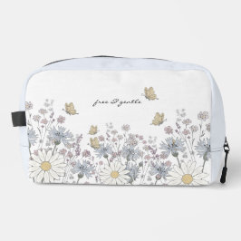 Neceser Flores silvestres y mariposa