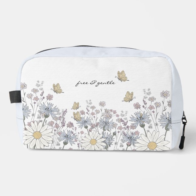 Neceser Flores silvestres y mariposa (Anverso)