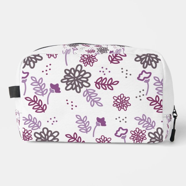 Neceser Flowery toiletry bag / Trousse de toilette fleurie (Anverso)
