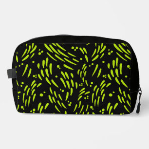 Neceser Flujo en verde lima y negro