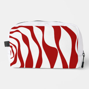 Neceser Flujo y reflujo 4 en rojo y blanco