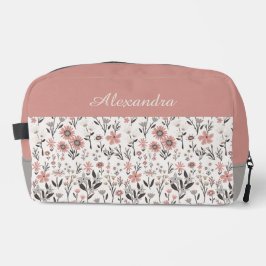 Neceser Follaje de flor silvestre brillante