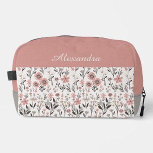 Neceser Follaje de flor silvestre brillante