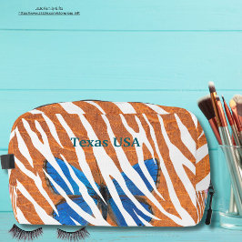 Neceser Fondo naranja colorido personalizado Mariposa