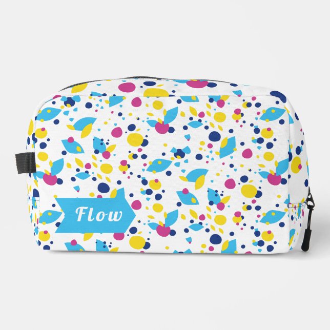 Neceser Formas abstractas coloridas. (Anverso)