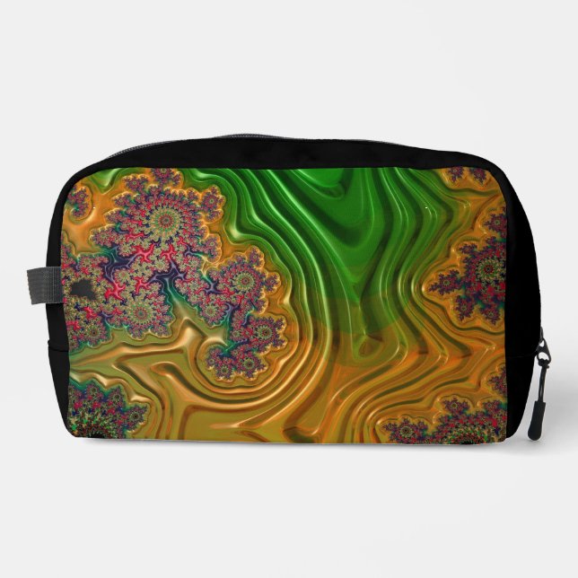 Neceser Fractal Forest Zipper Bag (Anverso)