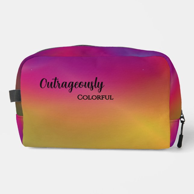 Neceser Frambuesa pera personalizada (Anverso)