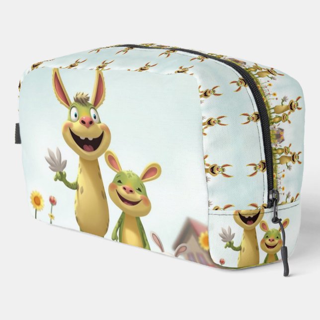 Neceser Fröhliche Wiesengang – Bunte Tierfreunde im Frühli (Esquina derecha)