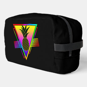 Neceser Fruta de verano de piña de silueta moderna retro