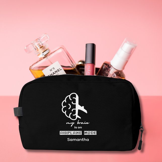 Neceser Funny My Brain is on Airplane Mode Coworker Simple (Subido por el creador)