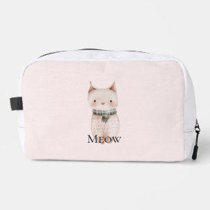 Neceser Gato de Navidad Rosa Tímido