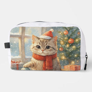Neceser Gato navideño lindo y caprichoso