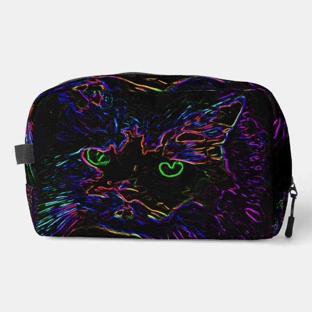 Neceser Gato Neon Glow (Anverso)