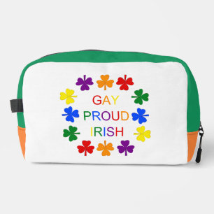 Neceser Gay Proud Irlandés LGBT Rainbow Shamrock