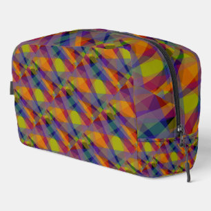 Neceser Geométrico oscuro - Kit Dopp