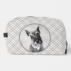 Neceser Gigante de pintura Schnauzer recortado arte origin