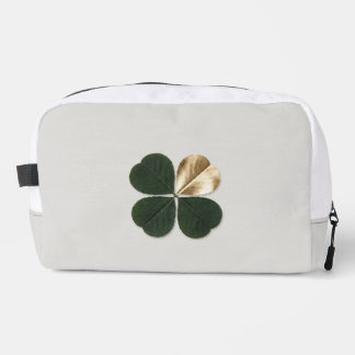 Neceser Gilded Clover Luxe Two-Tone Ritual Toiletry Bag