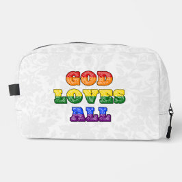 Neceser "God Loves All" Gay/LGBTQIA+/Queer Christian Pride