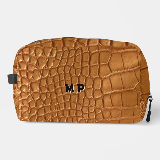 Neceser Gold leather texture luxury  (Anverso)