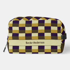 Neceser Golden Brown Color Combination