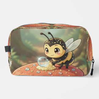 Neceser Goldene Hummel im Blütentanz