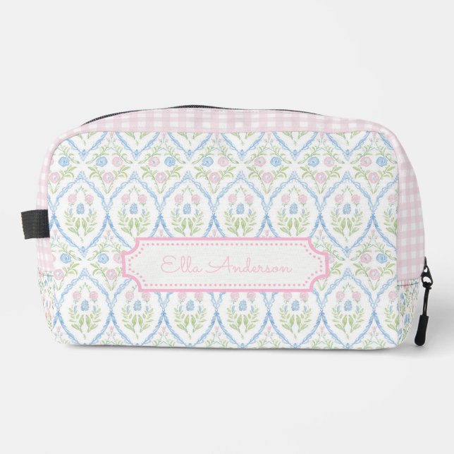 Neceser Grandmillennial Pastel Floral (Anverso)
