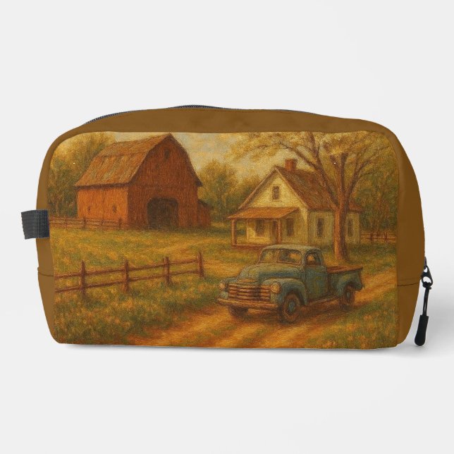 Neceser Granja de primavera vintage/rústica (Anverso)