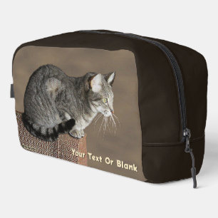 Neceser Gris ahumado gato de tabulación