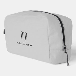 Neceser Gris monográfico elegante